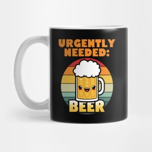 Retro Vintage Cute Kawaii Beer Cartoon Meme Gift For Beer Drinkers Mug